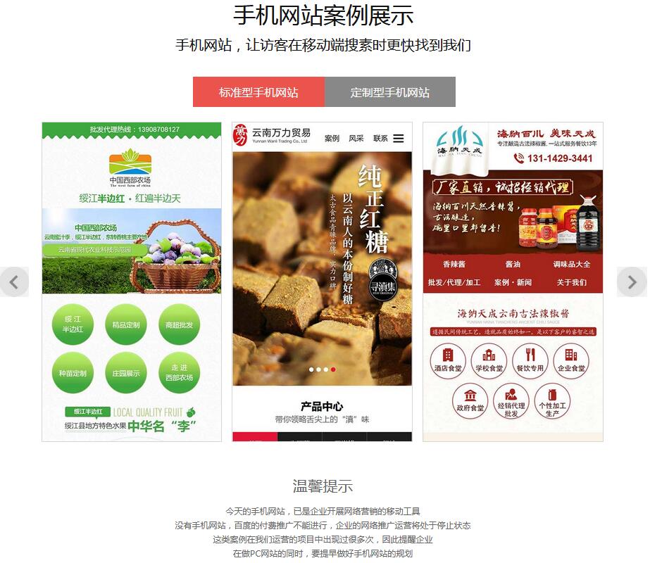 营销型手机站建设